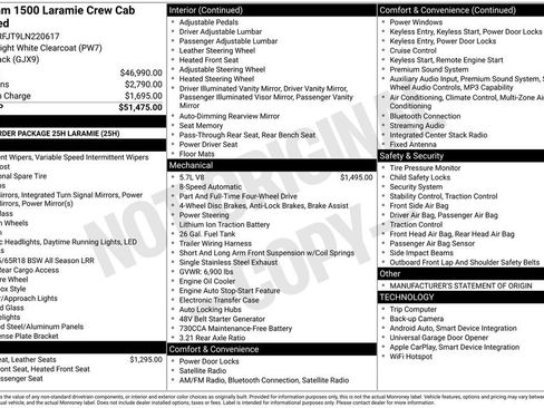 Used 2020 RAM 1500 Laramie image 36