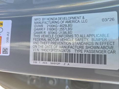 New 2026 Honda Accord Sport image 35