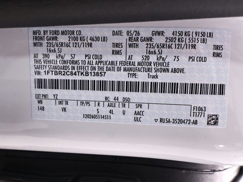 New 2026 Ford Transit 250 148 Medium Roof Extended AWD image 36