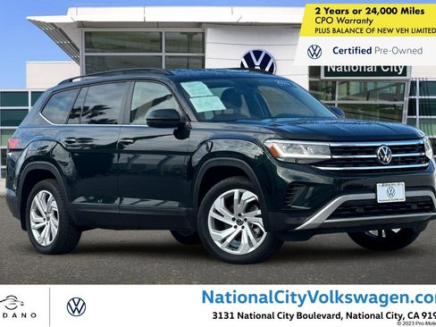 Used 2021 Volkswagen Atlas SE w/ Towing Package image 1