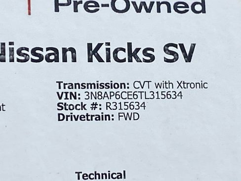 Certified 2026 Nissan Kicks SV FWD image 35