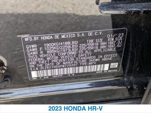Certified 2023 Honda HR-V Sport image 26