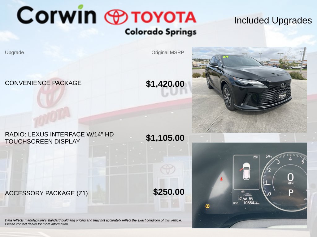 Used 2024 Lexus RX 350 Premium w/ Convenience Package AWD/4WD image 4