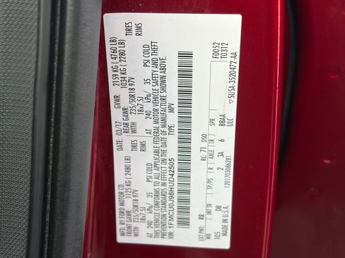 Used 2017 Ford Escape Titanium FWD image 35