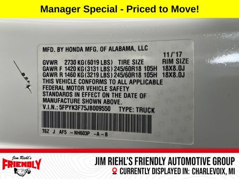 Used 2018 Honda Ridgeline RTL-E image 30