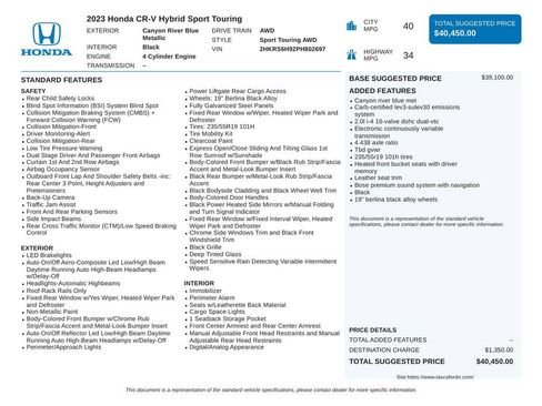 Used 2023 Honda CR-V Sport Touring image 49