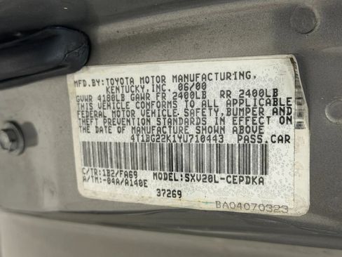 Used 2000 Toyota Camry CE w/ Value Pkg 1 FWD image 30