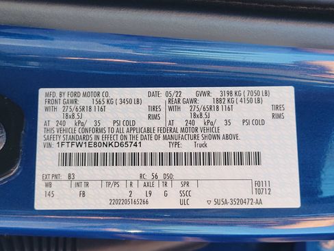 Used 2022 Ford F150 XLT w/ Equipment Group 302A High AWD/4WD image 15