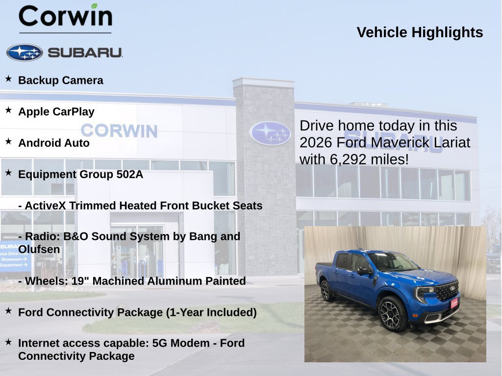 Used 2026 Ford Maverick Lariat AWD/4WD image 6