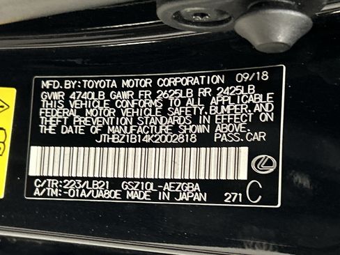 Used 2019 Lexus ES 350 w/ Accessory Package FWD image 35