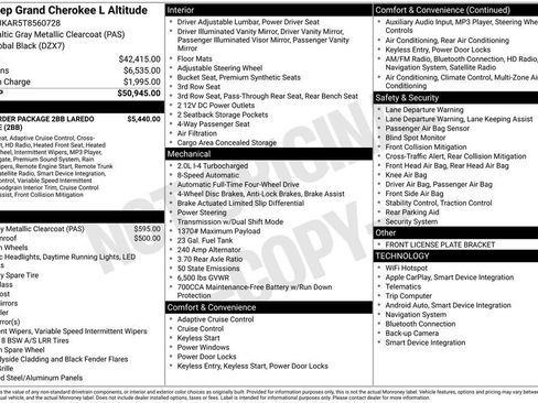 New 2026 Jeep Grand Cherokee L Laredo image 4