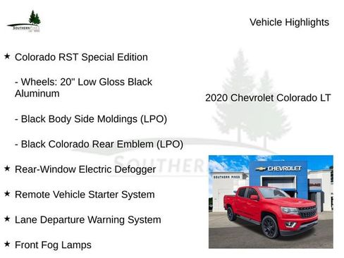 Used 2020 Chevrolet Colorado LT w/ Colorado RST Special Edition image 23