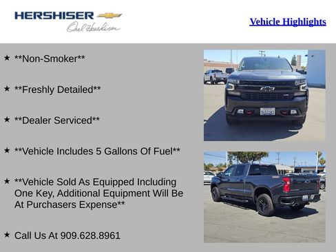 Used 2021 Chevrolet Silverado 1500 LT Trail Boss w/ Convenience Package II AWD/4WD image 2