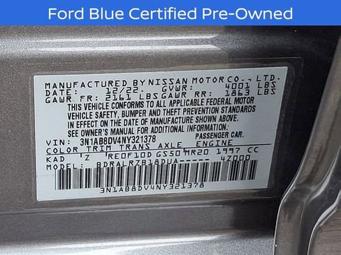 Used 2022 Nissan Sentra SR w/ Trunk Package image 28