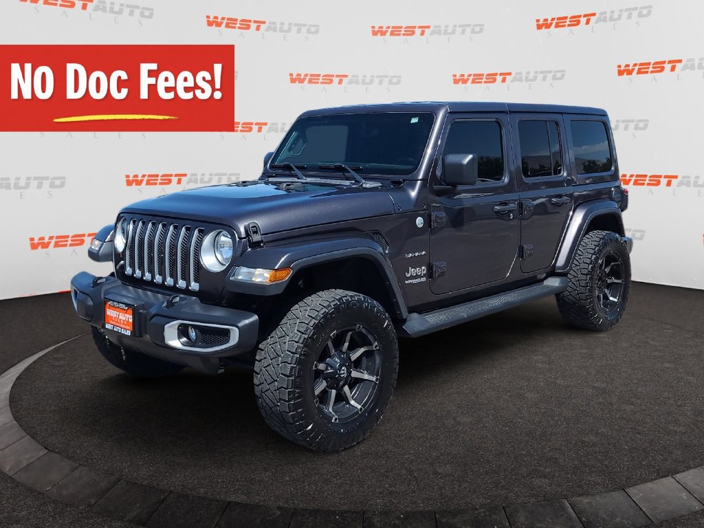 Used 2020 Jeep Wrangler Unlimited Sahara AWD/4WD image 1
