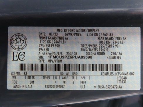 Used 2023 Ford Escape ST-Line Elite w/ Premium Technology Package image 70