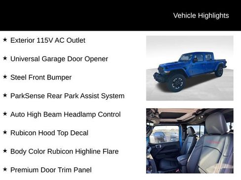 New 2026 Jeep Gladiator Rubicon AWD/4WD image 14