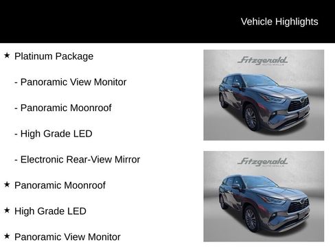 Used 2020 Toyota Highlander Platinum AWD/4WD image 3