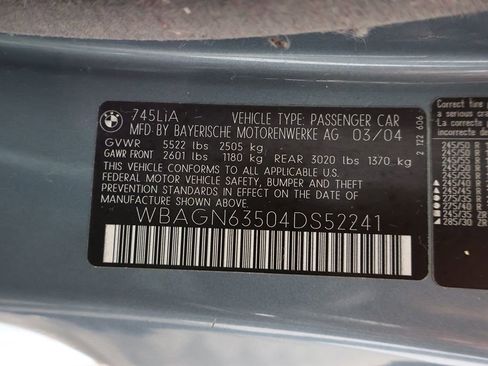 Used 2004 BMW 745Li image 51