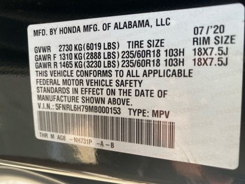 Used 2021 Honda Odyssey EX-L image 39