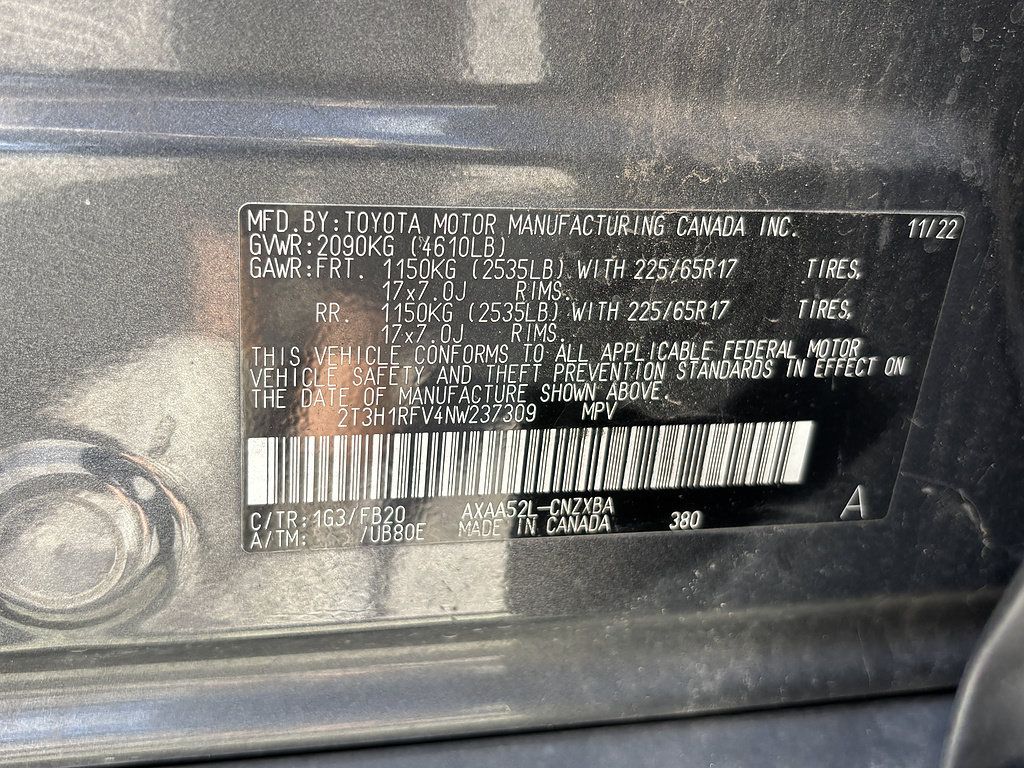 Used 2022 Toyota RAV4 LE FWD image 14
