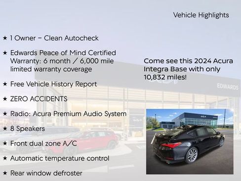 Used 2024 Acura Integra FWD image 10