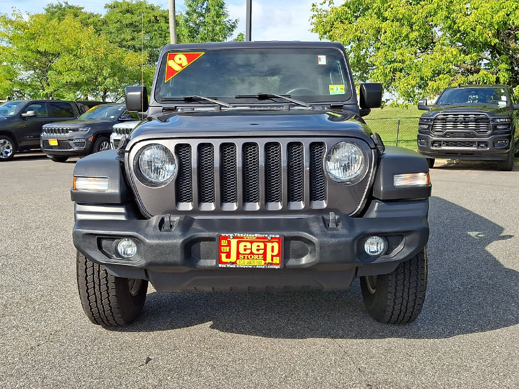 Certified 2019 Jeep Wrangler Unlimited Sport S AWD/4WD image 2