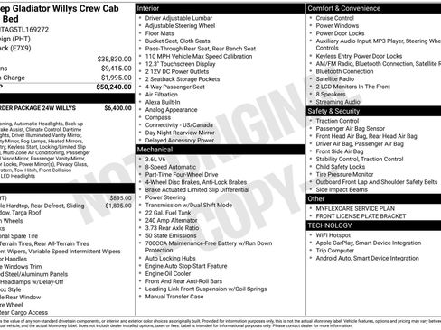 New 2026 Jeep Gladiator Willys image 10