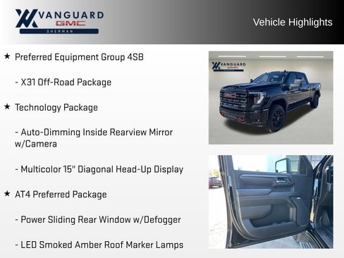 Used 2025 GMC Sierra 3500 AT4 w/ Technology Package image 31