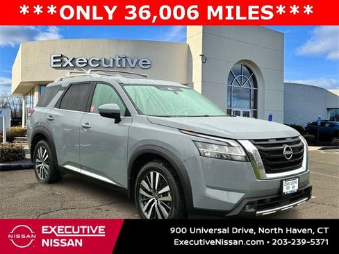 Certified 2022 Nissan Pathfinder Platinum w/ Cargo Package image 1