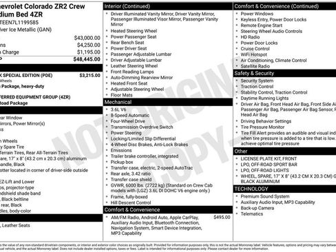 Used 2020 Chevrolet Colorado ZR2 w/ ZR2 Dusk Special Edition image 2