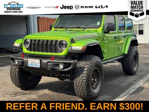 Used 2025 Jeep Wrangler Unlimited Rubicon AWD/4WD image 1