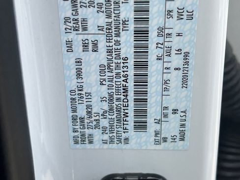 Used 2021 Ford F150 Platinum w/ Equipment Group 701A High AWD/4WD image 37