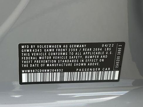 Used 2022 Volkswagen GTI SE FWD image 32