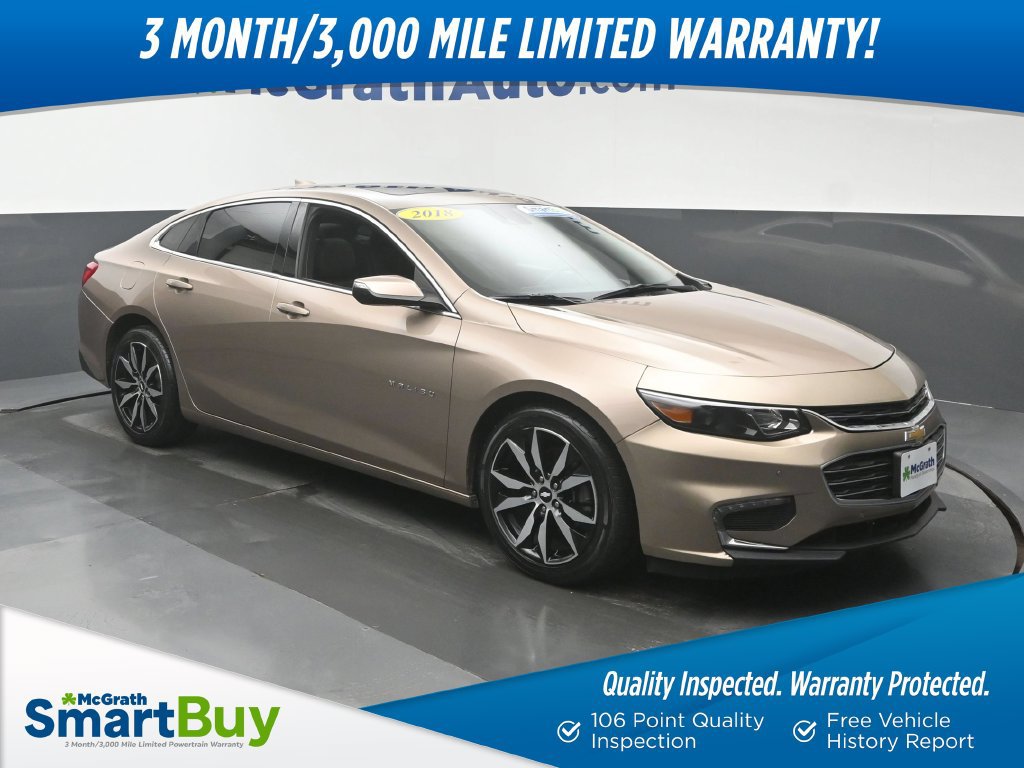 Used 2018 Chevrolet Malibu LT w/ Leather Package FWD image 1
