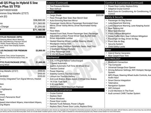 Certified 2025 Audi Q5 e Premium Plus w/ Premium Plus Package AWD/4WD image 33