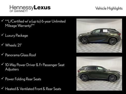Certified 2023 Lexus RX 350 350 Luxury image 12