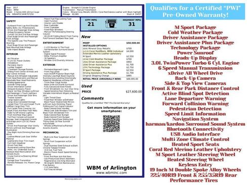 Used 2017 BMW 440i xDrive Coupe image 2