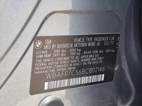 Used 2011 BMW 535i Sedan RWD image 25