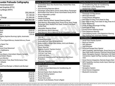 Certified 2024 Hyundai Palisade Calligraphy AWD/4WD image 24