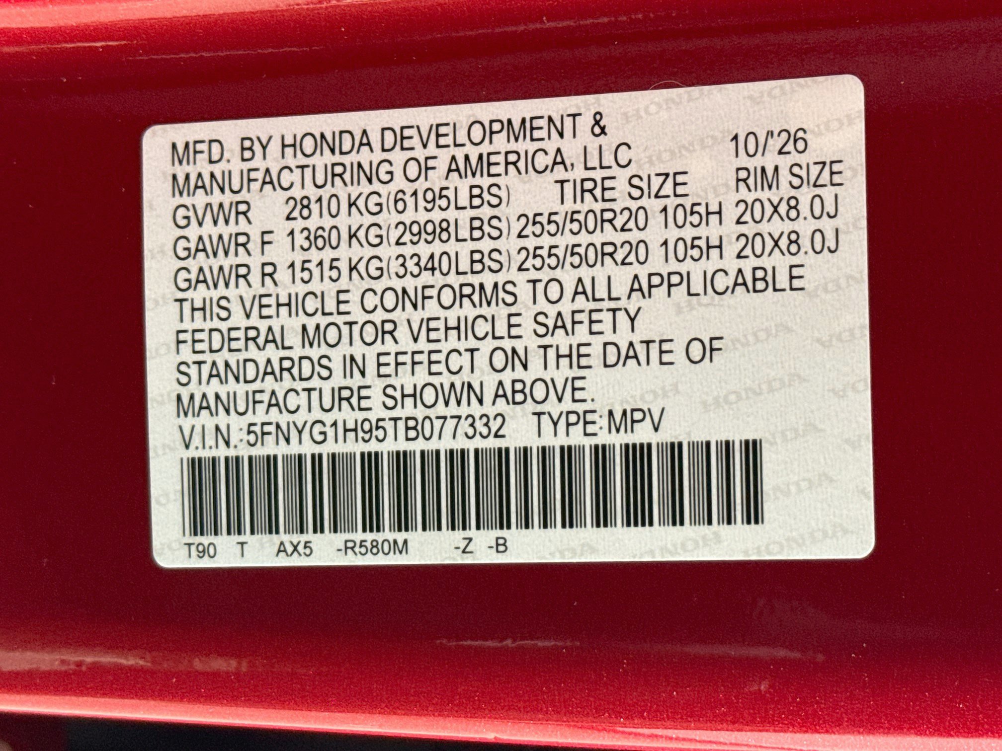 New 2026 Honda Pilot Black Edition image 41