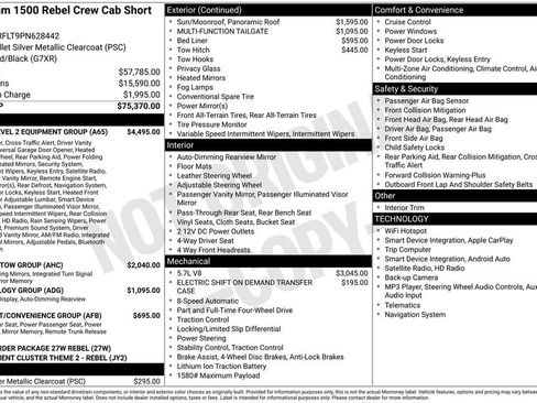Used 2023 RAM 1500 Rebel w/ Rebel Level 2 Equipment Group AWD/4WD image 28