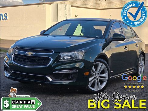 Used 2015 Chevrolet Cruze LTZ w/ Sun, Sound and Sport Package image 1