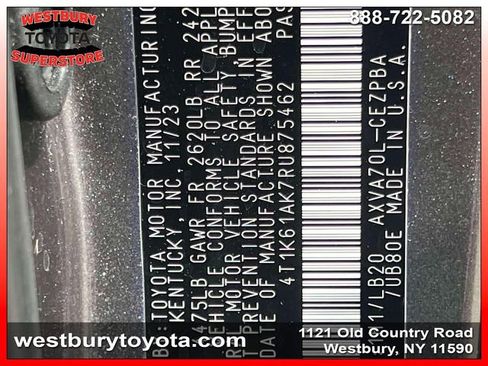 Certified 2024 Toyota Camry XSE w/ Navigation Package FWD image 24