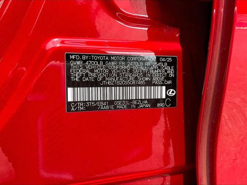Used 2025 Lexus IS 350 F Sport w/ Accessory Package 2 RWD image 34