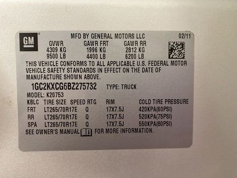 Used 2011 Chevrolet Silverado 2500 LT w/ Interior Plus Package image 32