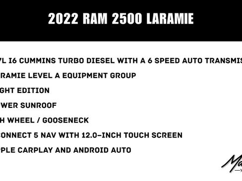 Used 2022 RAM 2500 Laramie w/ Night Edition AWD/4WD image 4