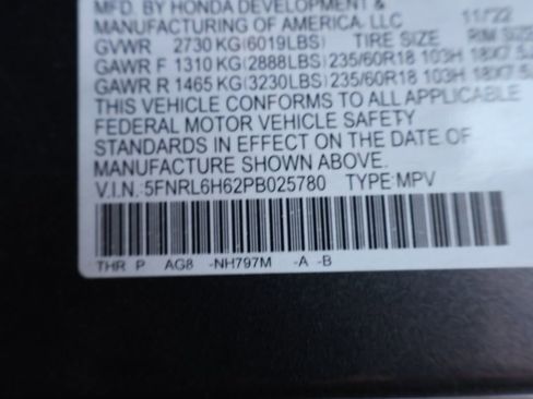 Used 2023 Honda Odyssey EX-L image 13