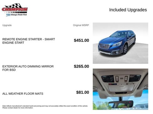 Used 2017 Subaru Outback 2.5i Touring AWD/4WD image 4
