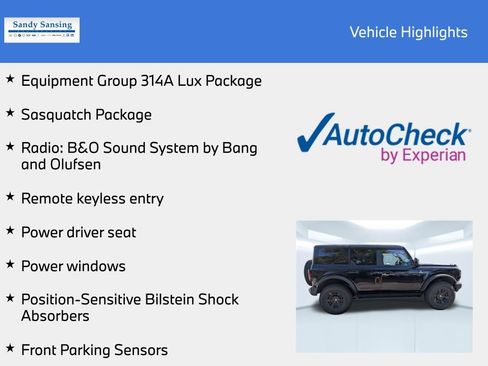 New 2026 Ford Bronco Outer Banks w/ Sasquatch Package image 8